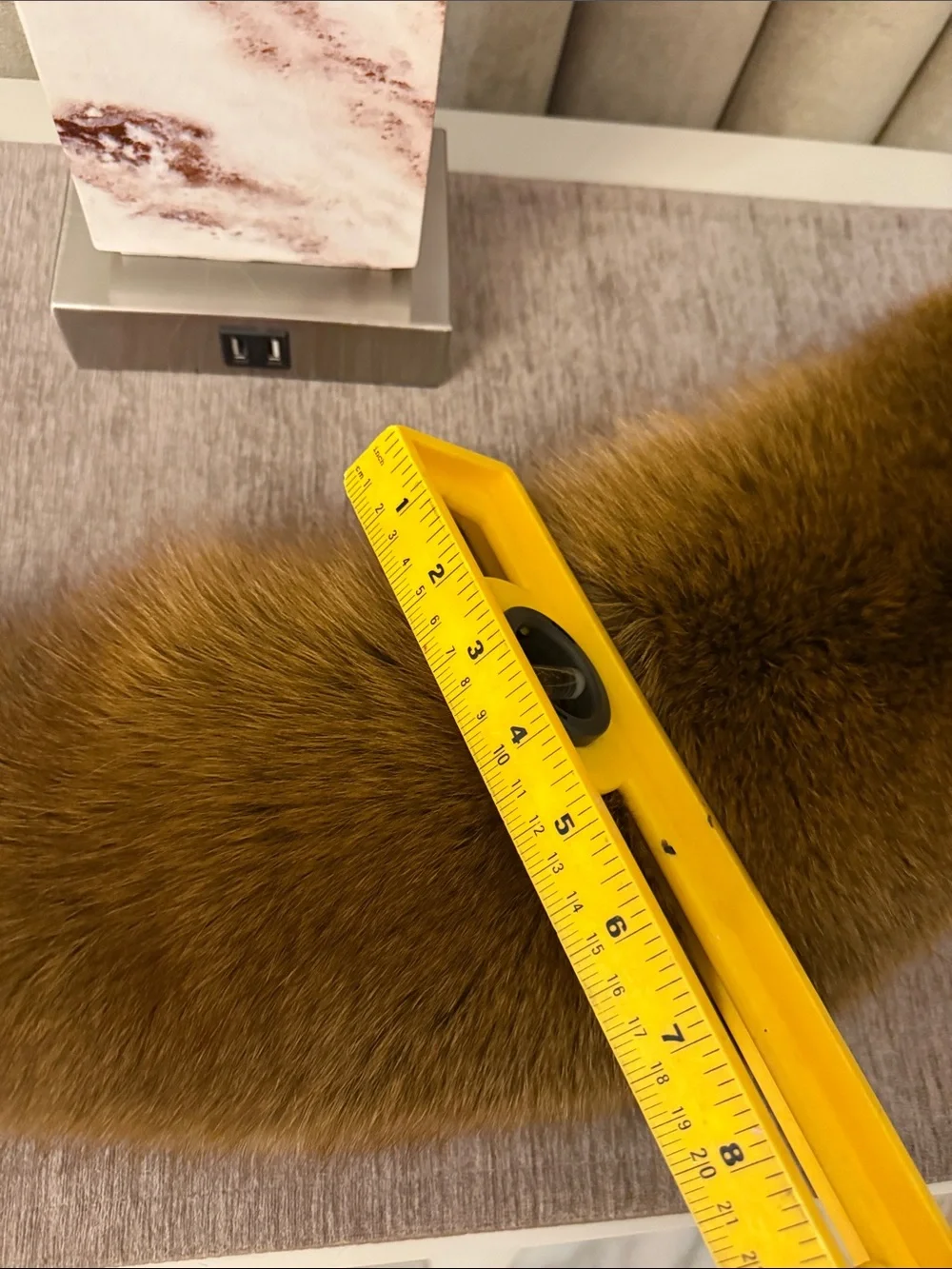 Real Fox fur collar